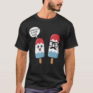 Coolest G-Pop Ever Funny Grandfather Popsicle Ice  T-Shirt