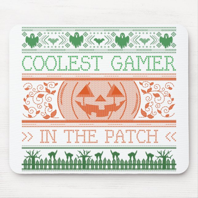 Coolest Gamer In The Patch  Mouse Mat (Front)