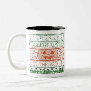 Coolest Gamer In The Patch  Two-Tone Coffee Mug