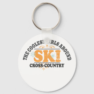 Coolest Girls XC Ski Key Ring