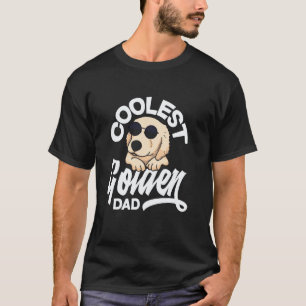 Coolest Golden Retriever Dad Dog Daddy Pet Parent T-Shirt