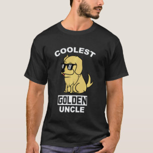 Coolest Golden Retriever Uncle Dog T-Shirt