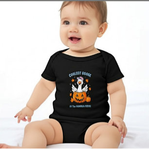 Coolest Goose Halloween Cute Pumpkin Patch Toddler T-Shirt