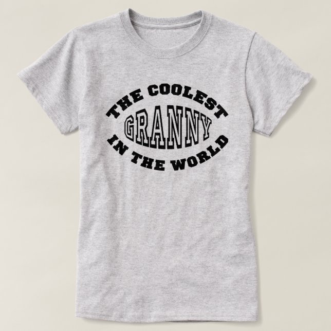 Coolest Granny T-Shirt (Design Front)