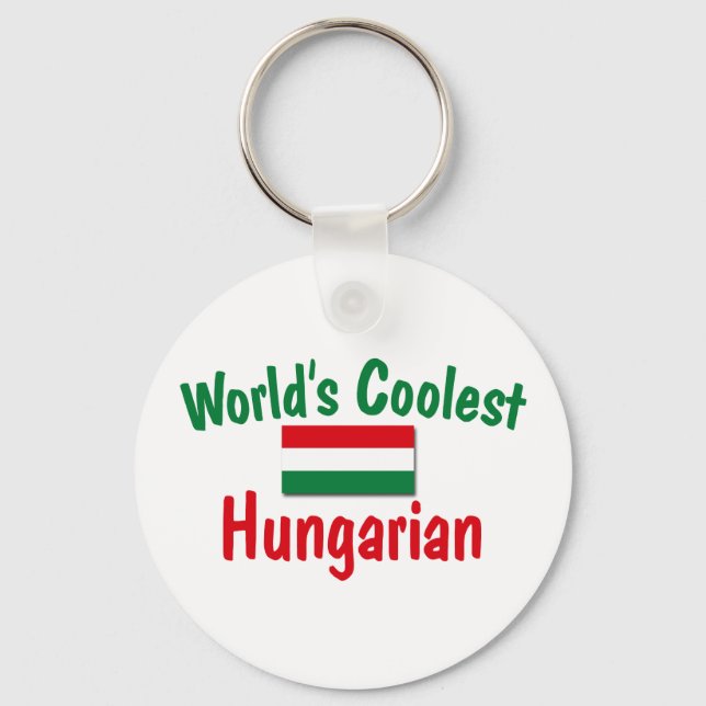 Coolest Hungarian Key Ring (Front)