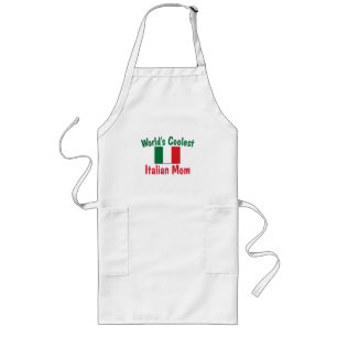 Coolest Italian Mum Long Apron
