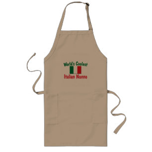 Coolest Italian Nonno Long Apron
