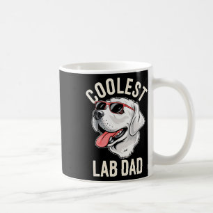 Coolest Lab Dad Dog Labrador Dog Owner Pet Lover  Coffee Mug
