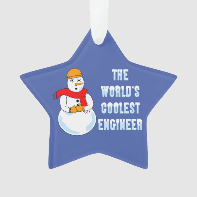 Coolest Mechanical Engineer Ornament (Front)