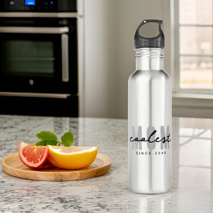 Coolest Mom Since 20XX Modern Simple Preppy 710 Ml Water Bottle
