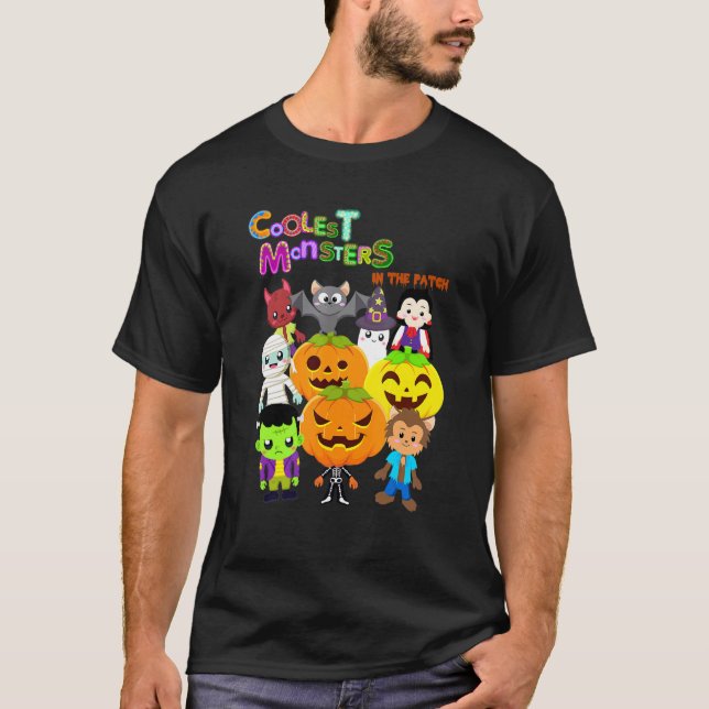 Coolest Monsters in the Patch 1 T-Shirt (Front)