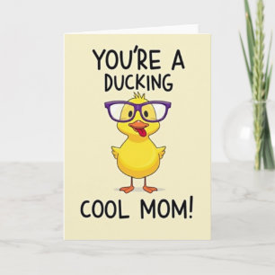 Coolest Mum Duckling Art Card