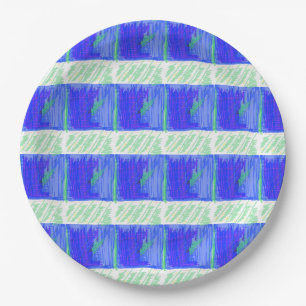 Coolest Nautical Abstract  Paper Plate