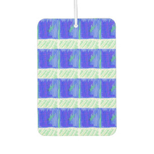 Coolest Nautical Blue Abstract  Car Air Freshener