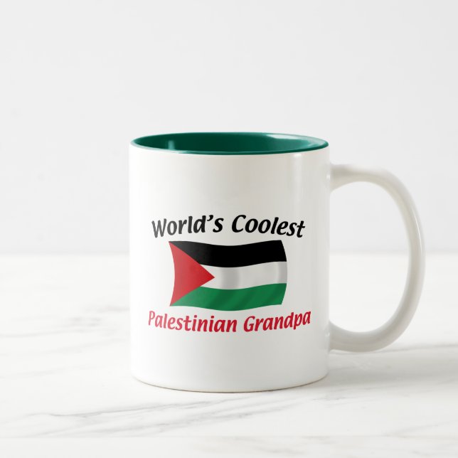 Coolest Palestinian Grandpa Two-Tone Coffee Mug (Right)