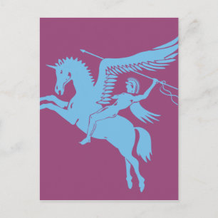 Coolest pegasus creature you love postcard