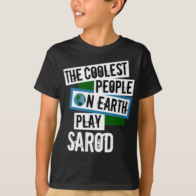 Coolest People on Earth Play Sarod T-Shirt (Front)