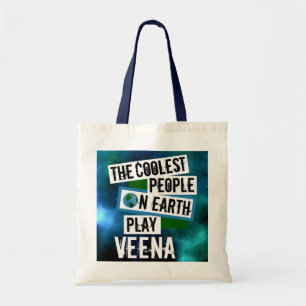 Coolest People on Earth Play Veena Tote Bag