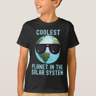 Coolest Planet In The Solar System Funny Earth Day T-Shirt