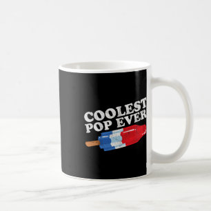 Coolest Pop Ever Popsicle Funny Retro Bomb Fathers Coffee Mug