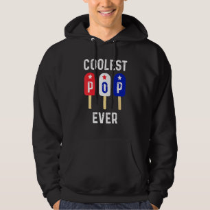 Coolest Pop Ever Popsicle Men Best Dad Ever Cool F Hoodie