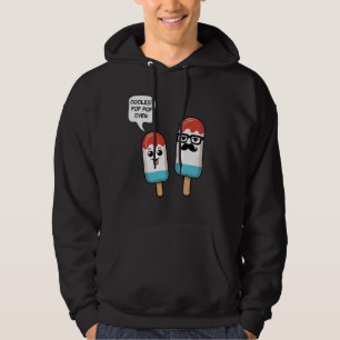 Coolest Pop Pop Ever Grandfather Popsicle Ice Crea Hoodie