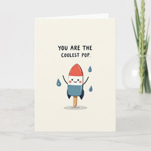Coolest Pop Sweet Fathers Day Card