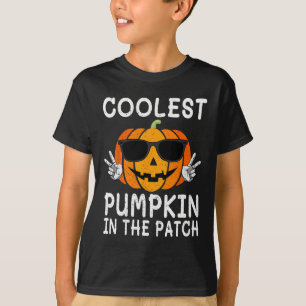 Coolest Pumpkin In The Patch Fun Boys Girls Kids H T-Shirt