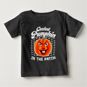 Coolest Pumpkin in the Patch – Funny Halloween Baby T-Shirt