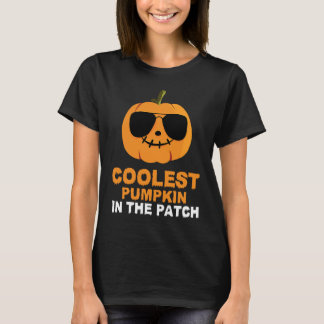 Coolest Pumpkin In The Patch Funny Halloween Kids  T-Shirt