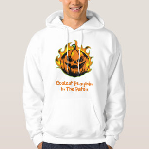 Coolest Pumpkin In The Patch Funny Halloween Men Hoodie