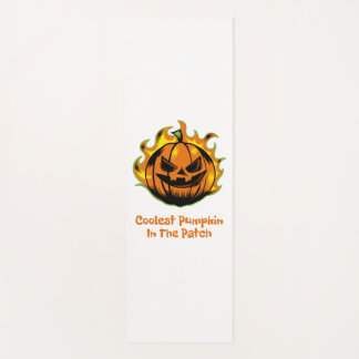 Coolest Pumpkin In The Patch Funny Halloween Men Yoga Mat
