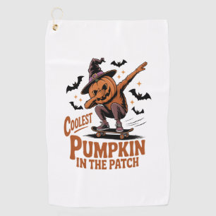 Coolest Pumpkin in the Patch Golf Towel
