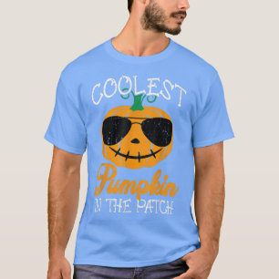 Coolest Pumpkin In The Patch Halloween Boys Girls T-Shirt