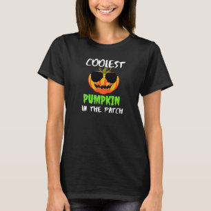 Coolest Pumpkin In The Patch Halloween Boys Girls T-Shirt