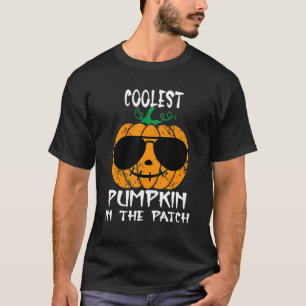 Coolest Pumpkin In The Patch Halloween Boys Girls  T-Shirt