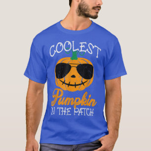 Coolest Pumpkin In The Patch Halloween Boys Girls T-Shirt