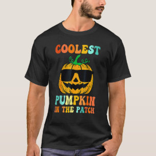 Coolest Pumpkin In The Patch Halloween Boys Kids T-Shirt
