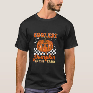 Coolest Pumpkin In The Patch Halloween For Boys Ki T-Shirt