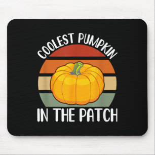 Coolest Pumpkin In The Patch Halloween For Men And Mouse Mat