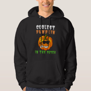Coolest Pumpkin In The Patch Halloween Kids Graphi Hoodie