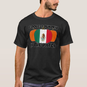 Coolest Pumpkin In The Patch Halloween Mexico T-Shirt