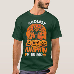 Coolest pumpkin in the patch Halloween quote251 T-Shirt