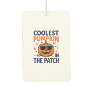 Coolest Pumpkin in the Patch Halloween Shirt_1 Car Air Freshener