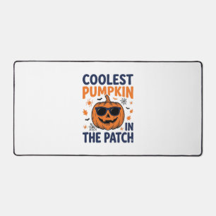 Coolest Pumpkin in the Patch Halloween Shirt_1 Desk Mat