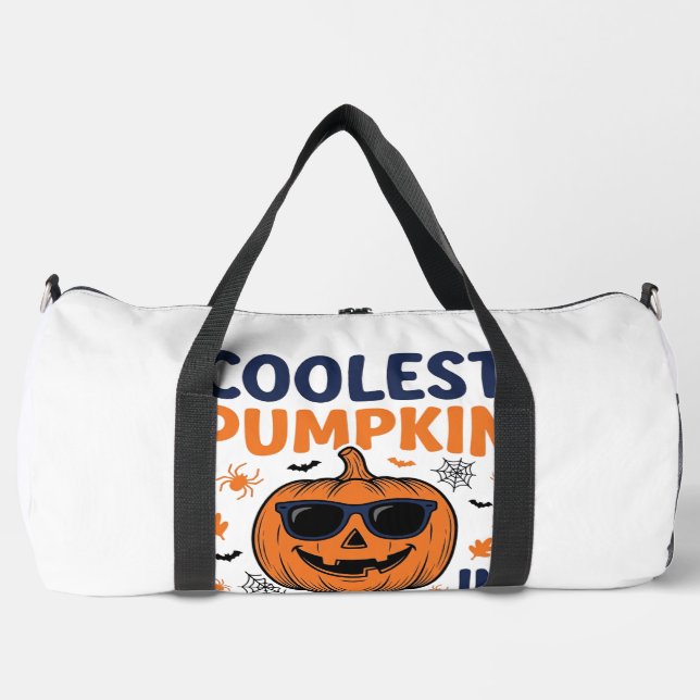 Coolest Pumpkin in the Patch Halloween Shirt_1 Duffle Bag (Front)