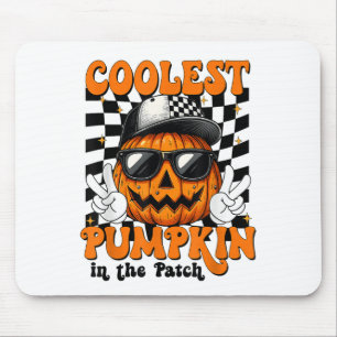 Coolest Pumpkin In The Patch Halloween Shirt Boy K Mouse Mat