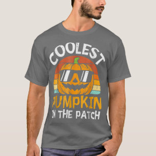 Coolest Pumpkin In The Patch Halloween Toddler Boy T-Shirt