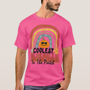 Coolest Pumpkin In The Patch Haloween Retro Groovy T-Shirt
