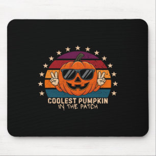 Coolest Pumpkin In The Patch Kids Boys Toddler Hal Mouse Mat